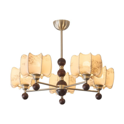Arboris Floral Chandelier - Elegant Design with Adjustable Height & LE