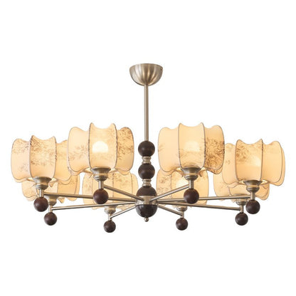 Arboris Floral Chandelier - Elegant Design with Adjustable Height & LE