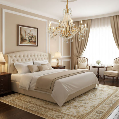 Arcadia Gold Chandelier - Elegant Design with Adjustable Height & LED
