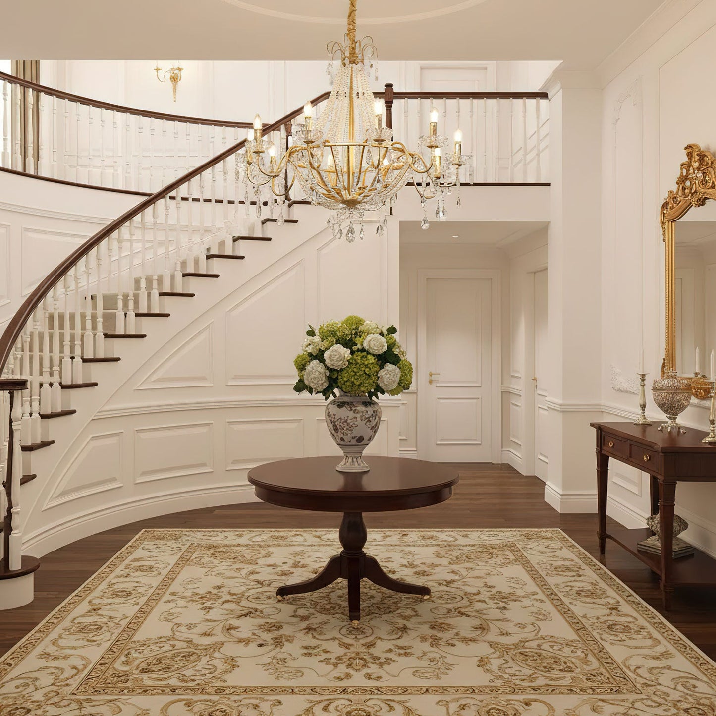 Arcadia Gold Chandelier - Elegant Design with Adjustable Height & LED