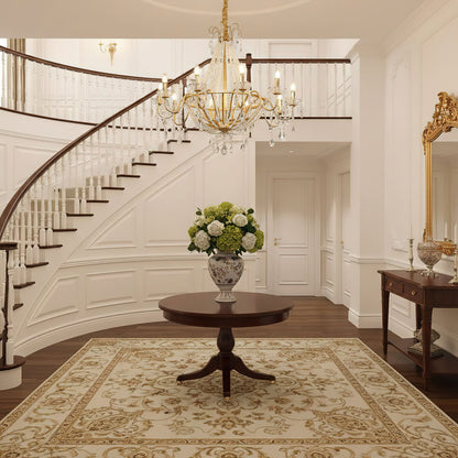 Arcadia Gold Chandelier - Elegant Design with Adjustable Height & LED