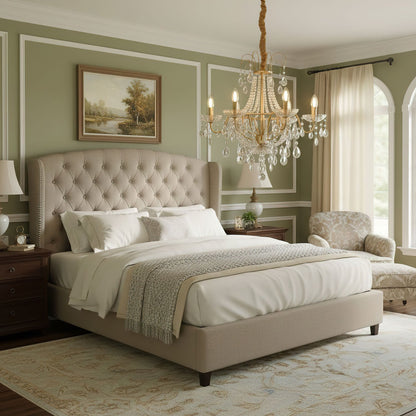 Arcadia Gold Chandelier - Elegant Design with Adjustable Height & LED