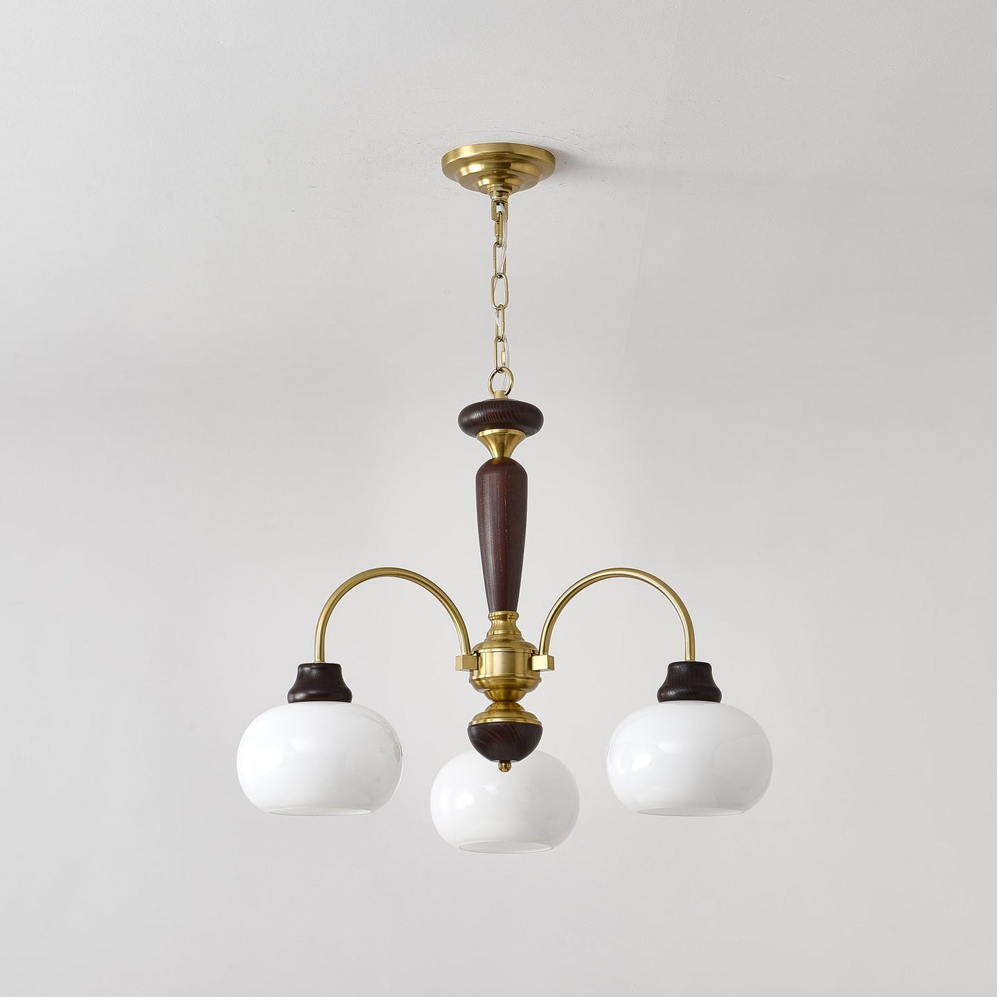 Arched Globe Chandelier - Elegant Design with Adjustable Height & LED