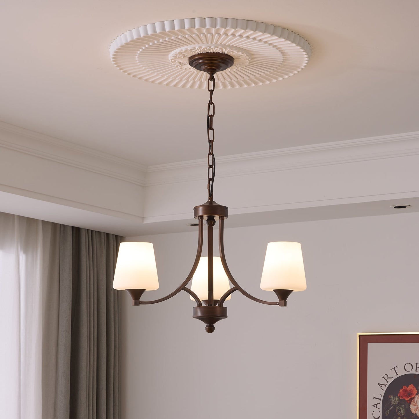 Ardena Classic Chandelier - Elegant Design with Crystal Accents