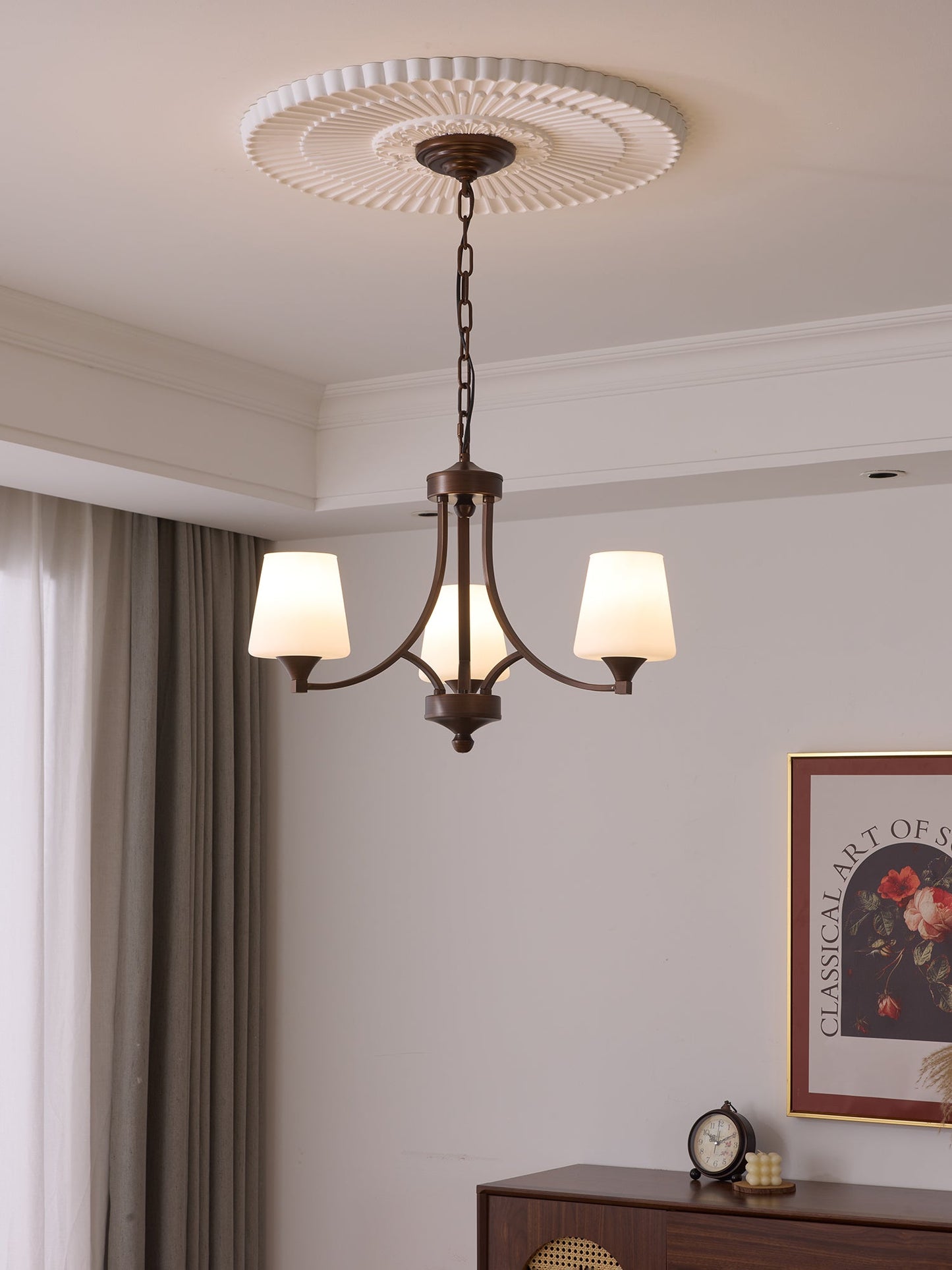 Ardena Classic Chandelier - Elegant Design with Crystal Accents