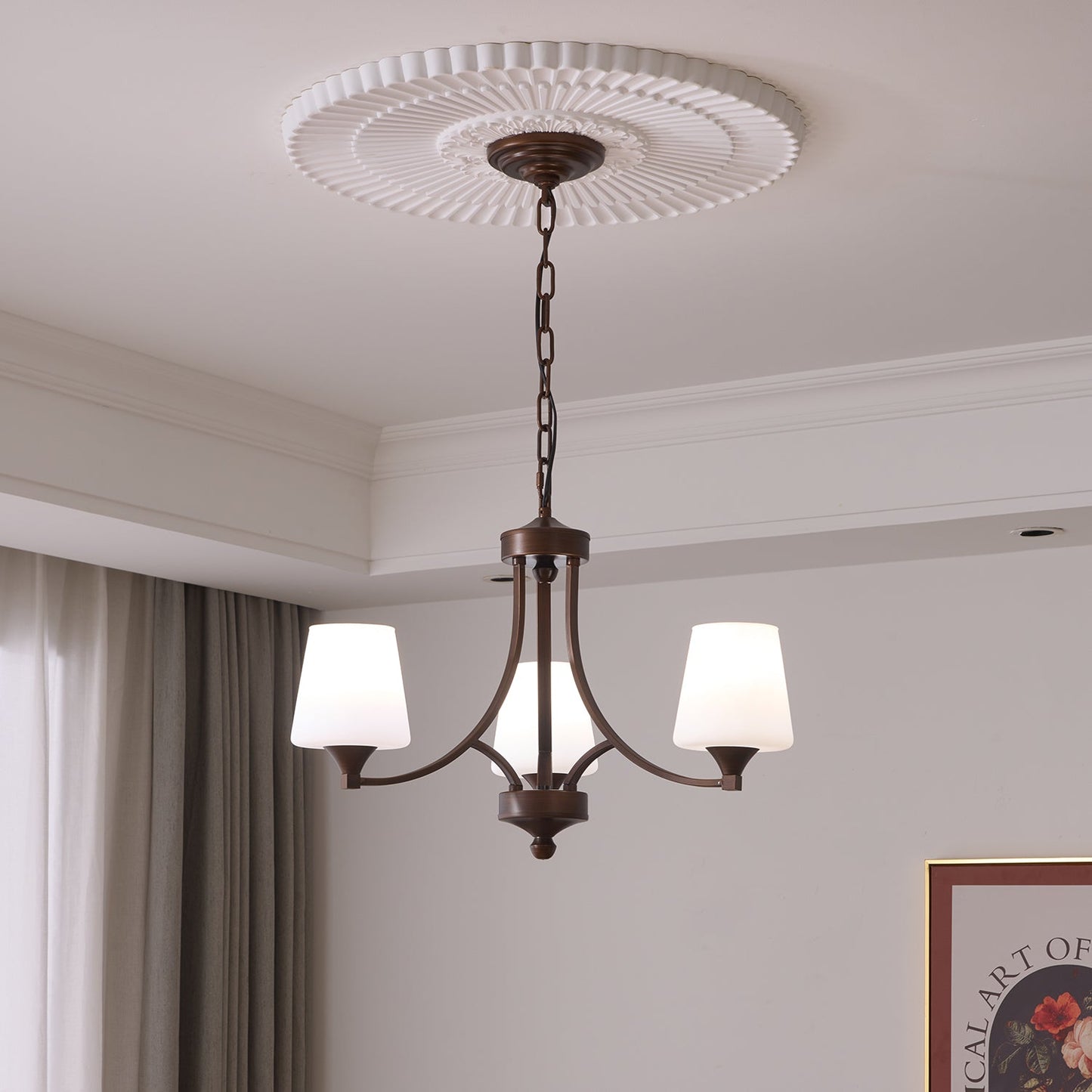 Ardena Classic Chandelier - Elegant Design with Crystal Accents