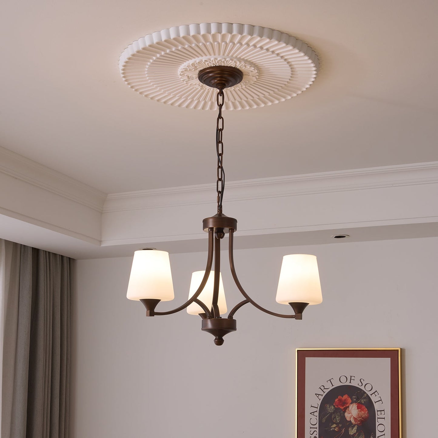 Ardena Classic Chandelier - Elegant Design with Crystal Accents