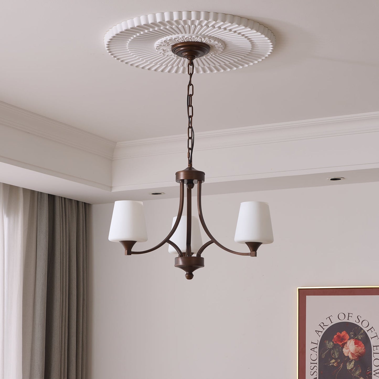 Ardena Classic Chandelier - Elegant Design with Crystal Accents