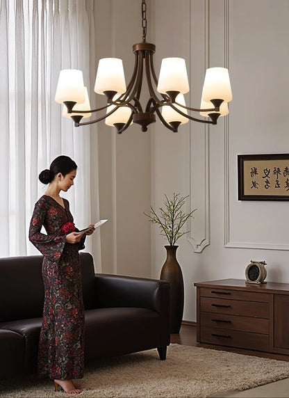 Ardena Classic Chandelier - Elegant Design with Crystal Accents