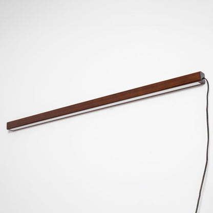 Arlo Linear Wood Plug-in Wall Light - Dimmable, Easy Installation