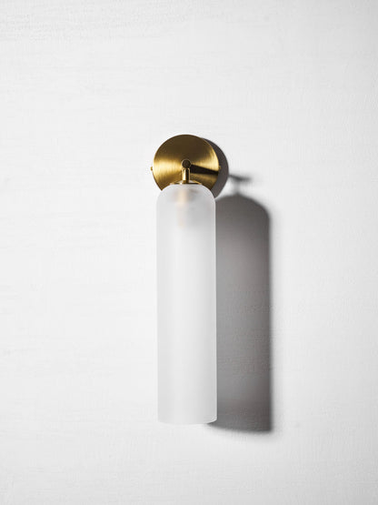 Elegant Art Glass Sconce with LED Lighting and Unique Design