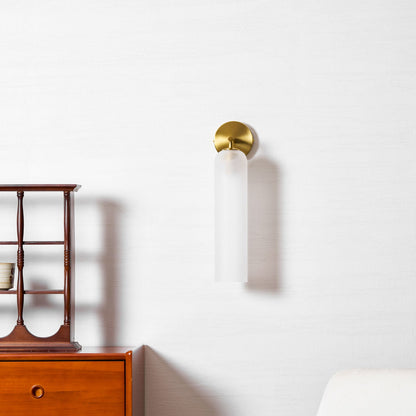 Elegant Art Glass Sconce with LED Lighting and Unique Design