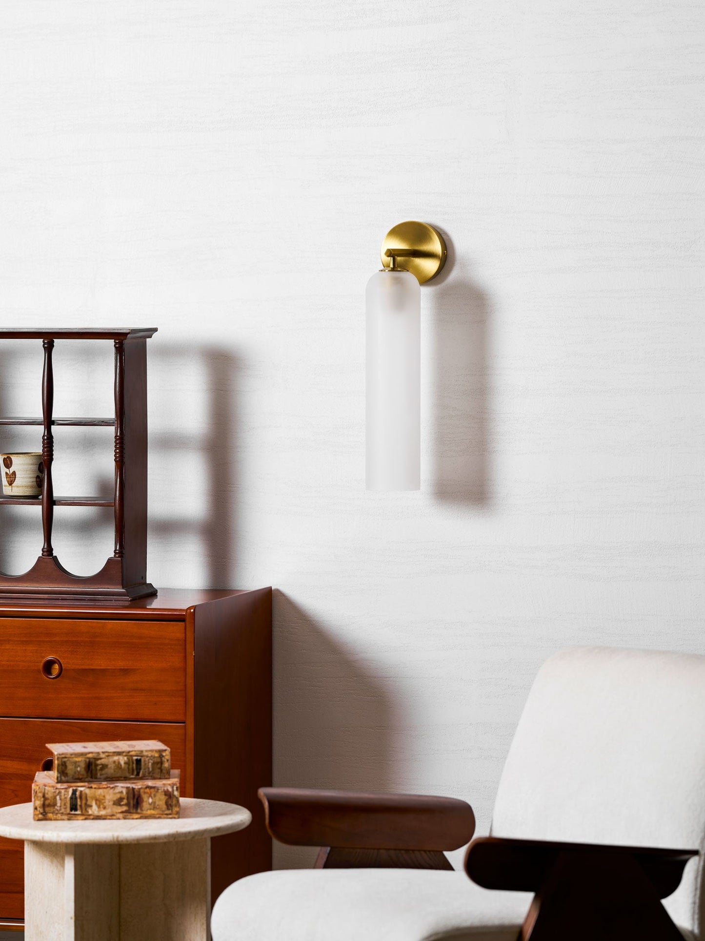 Elegant Art Glass Sconce with LED Lighting and Unique Design