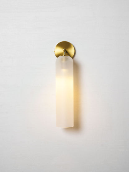 Elegant Art Glass Sconce with LED Lighting and Unique Design