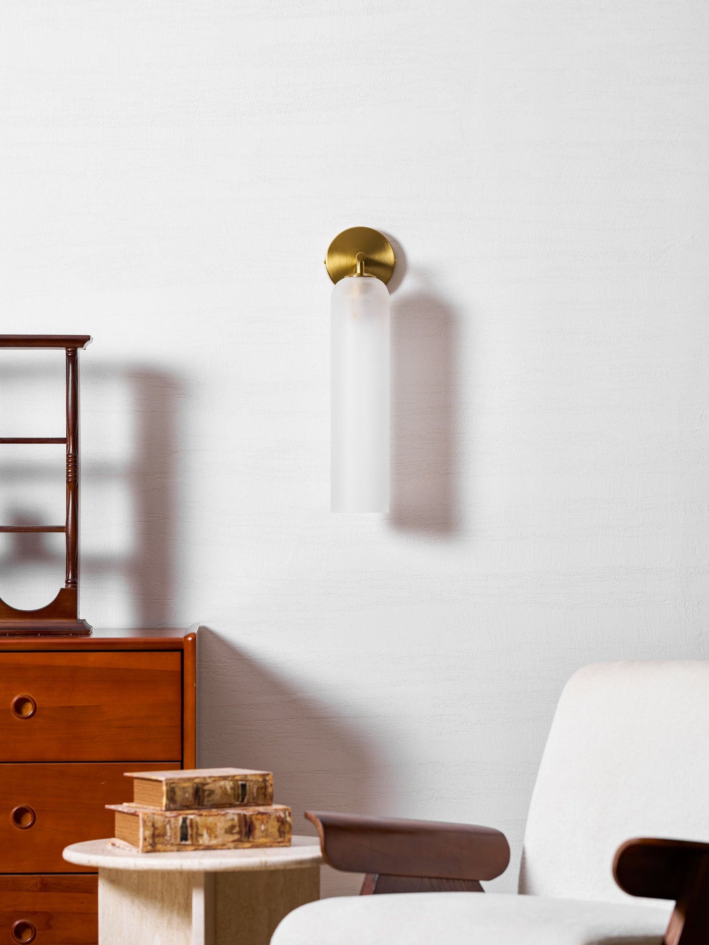 Elegant Art Glass Sconce with LED Lighting and Unique Design