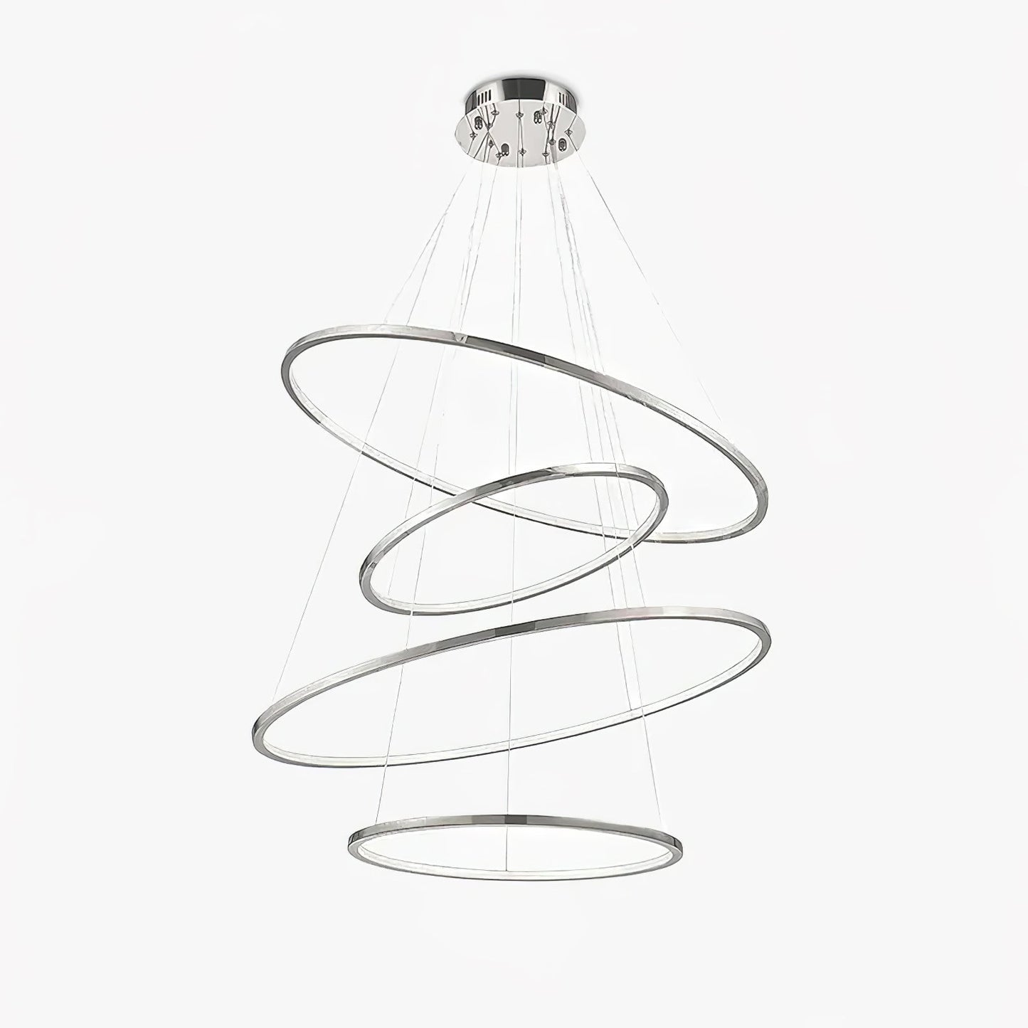 Serenitas Chandelier - Elegant Design with Dimmable LED Lights