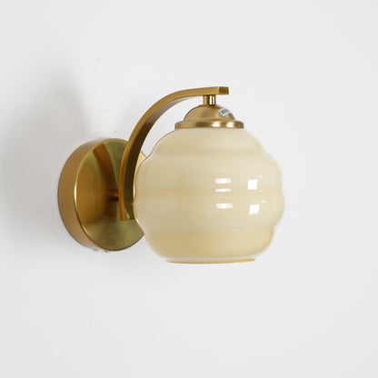 Art Deco Plug-in Wall Lamp with Adjustable Brightness & Modern Design