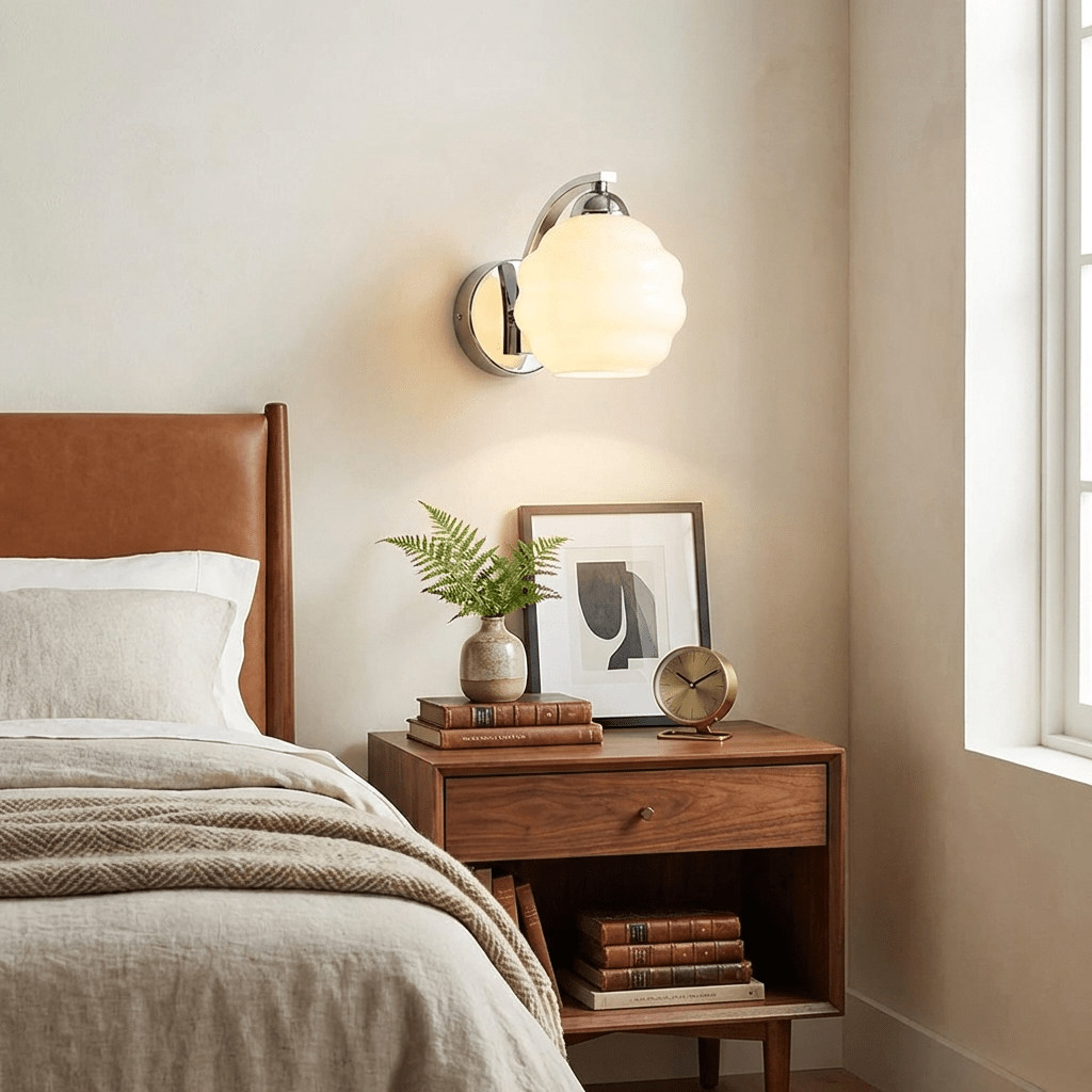 Art Deco Vintage Wall Lamp with Adjustable Brightness and Elegant Desi