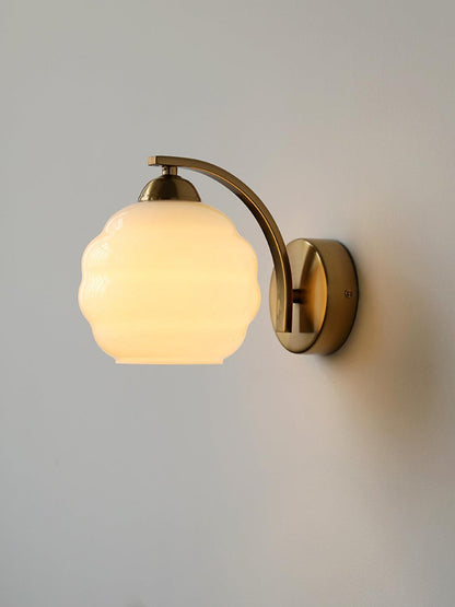 Art Deco Vintage Wall Lamp with Adjustable Brightness and Elegant Desi