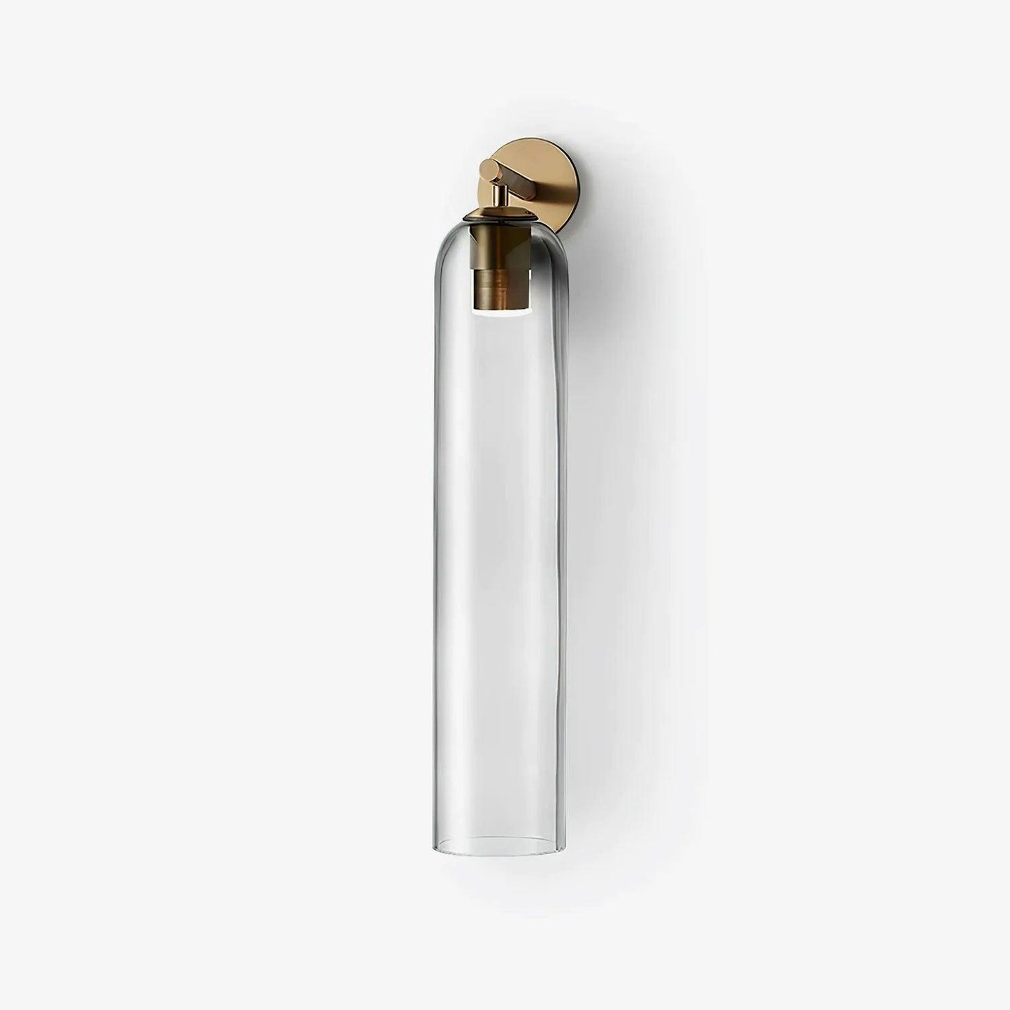Elegant Art Glass Sconce with LED Lighting and Unique Design