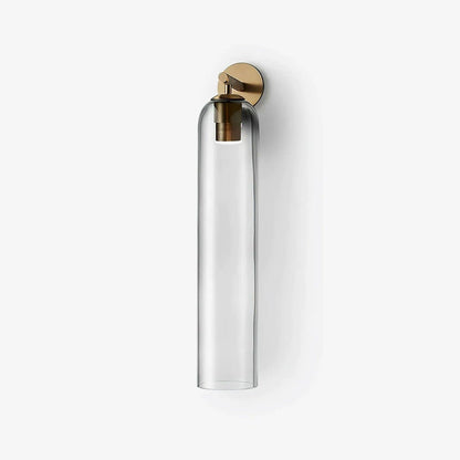 Elegant Art Glass Sconce with LED Lighting and Unique Design