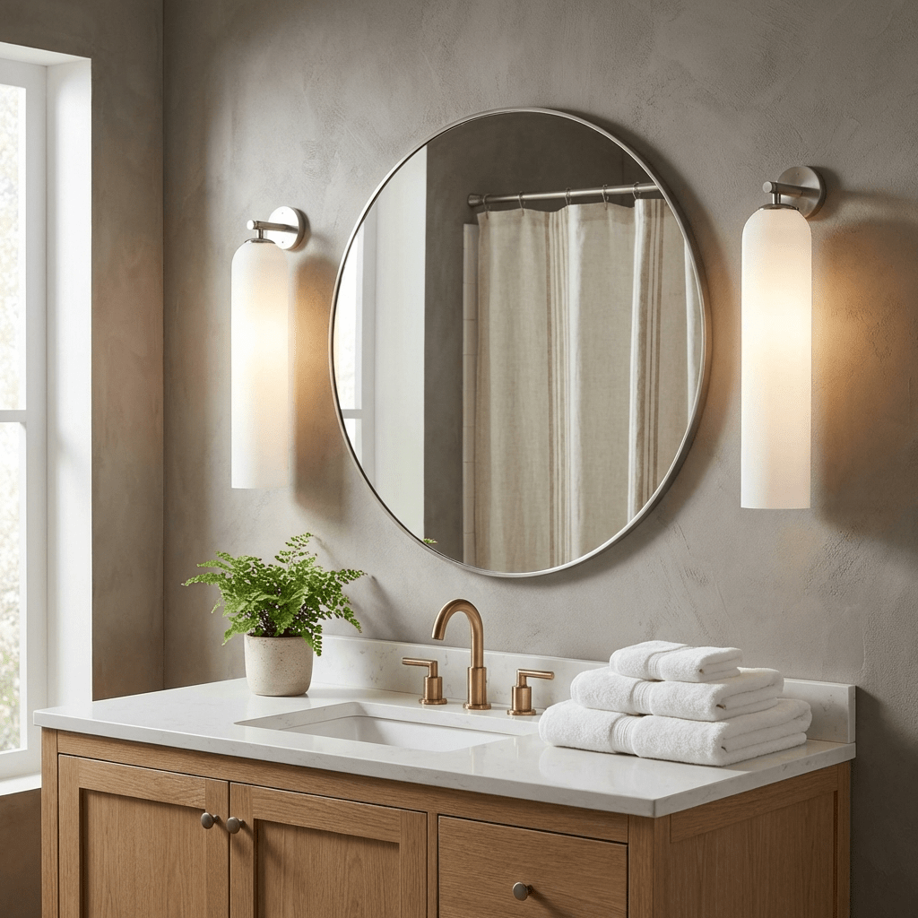 Elegant Art Glass Sconce with LED Lighting and Unique Design