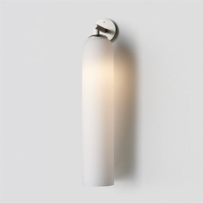 Elegant Art Glass Sconce with LED Lighting and Unique Design