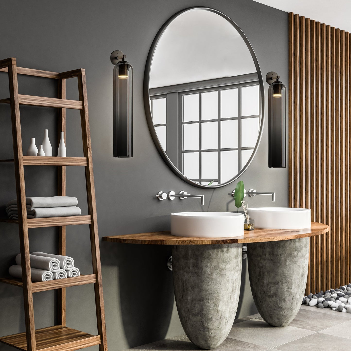 Elegant Art Glass Sconce with LED Lighting and Unique Design