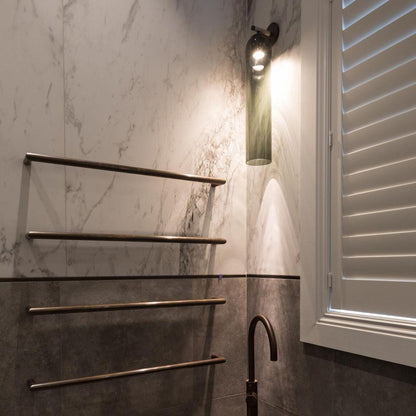 Elegant Art Glass Sconce with LED Lighting and Unique Design
