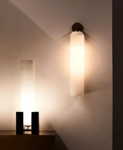 Elegant Art Glass Sconce with LED Lighting and Unique Design