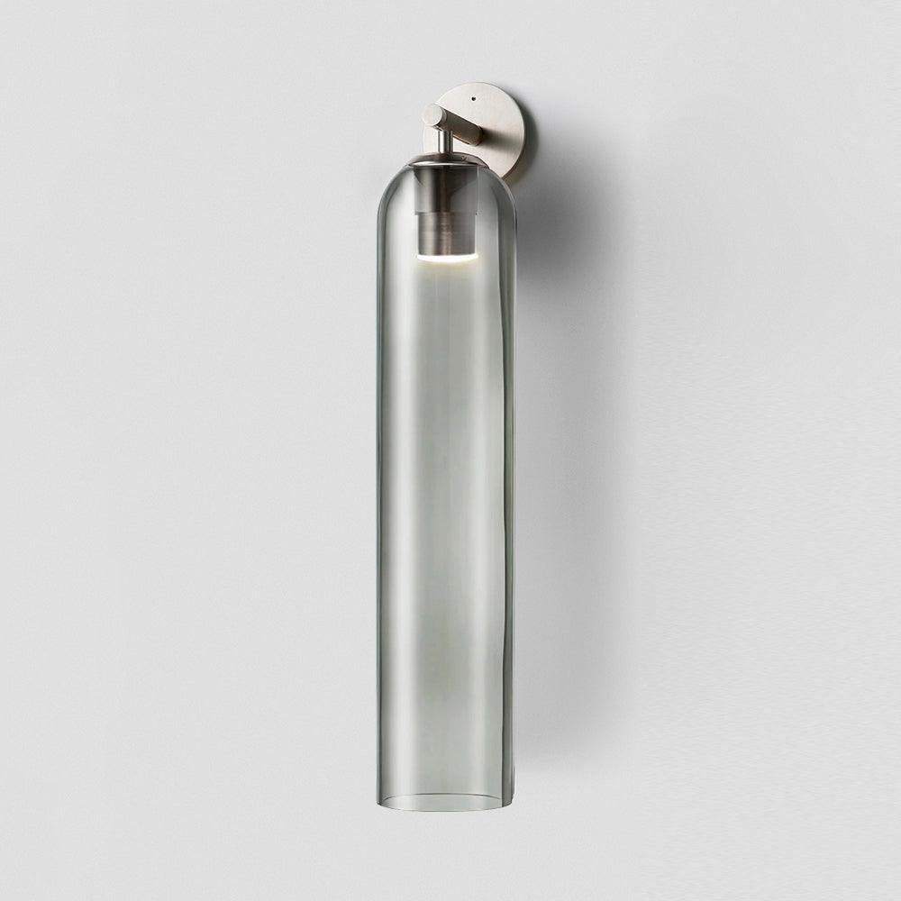 Elegant Art Glass Sconce with LED Lighting and Unique Design