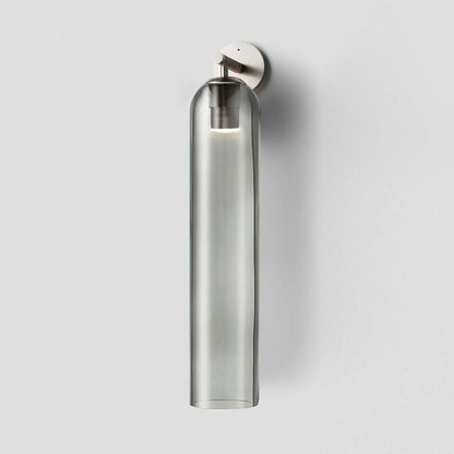 Elegant Art Glass Sconce with LED Lighting and Unique Design