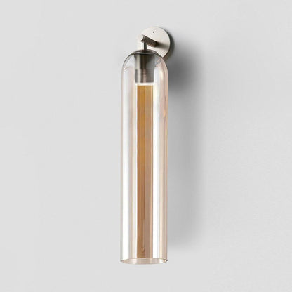 Elegant Art Glass Sconce with LED Lighting and Unique Design