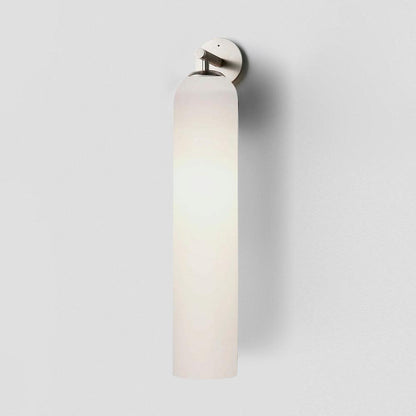 Elegant Art Glass Sconce with LED Lighting and Unique Design