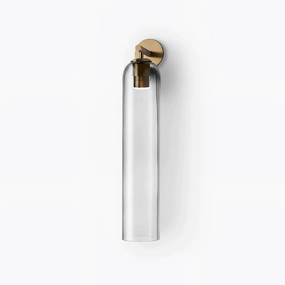 Elegant Art Glass Sconce with LED Lighting and Unique Design