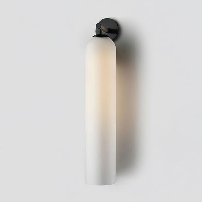 Elegant Art Glass Sconce with LED Lighting and Unique Design