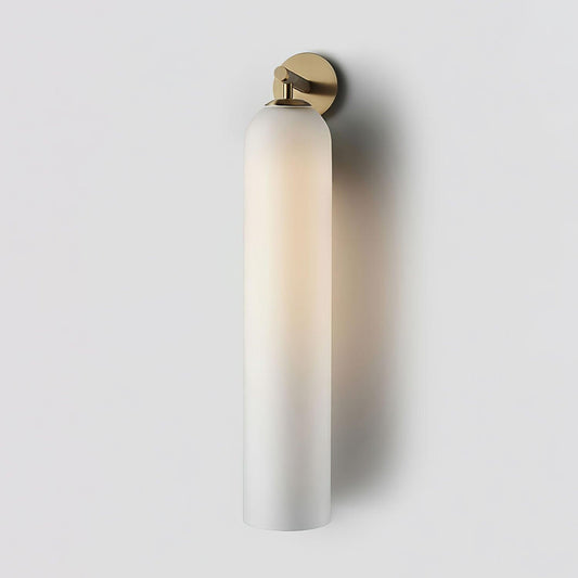 Elegant Art Glass Sconce with LED Lighting and Unique Design