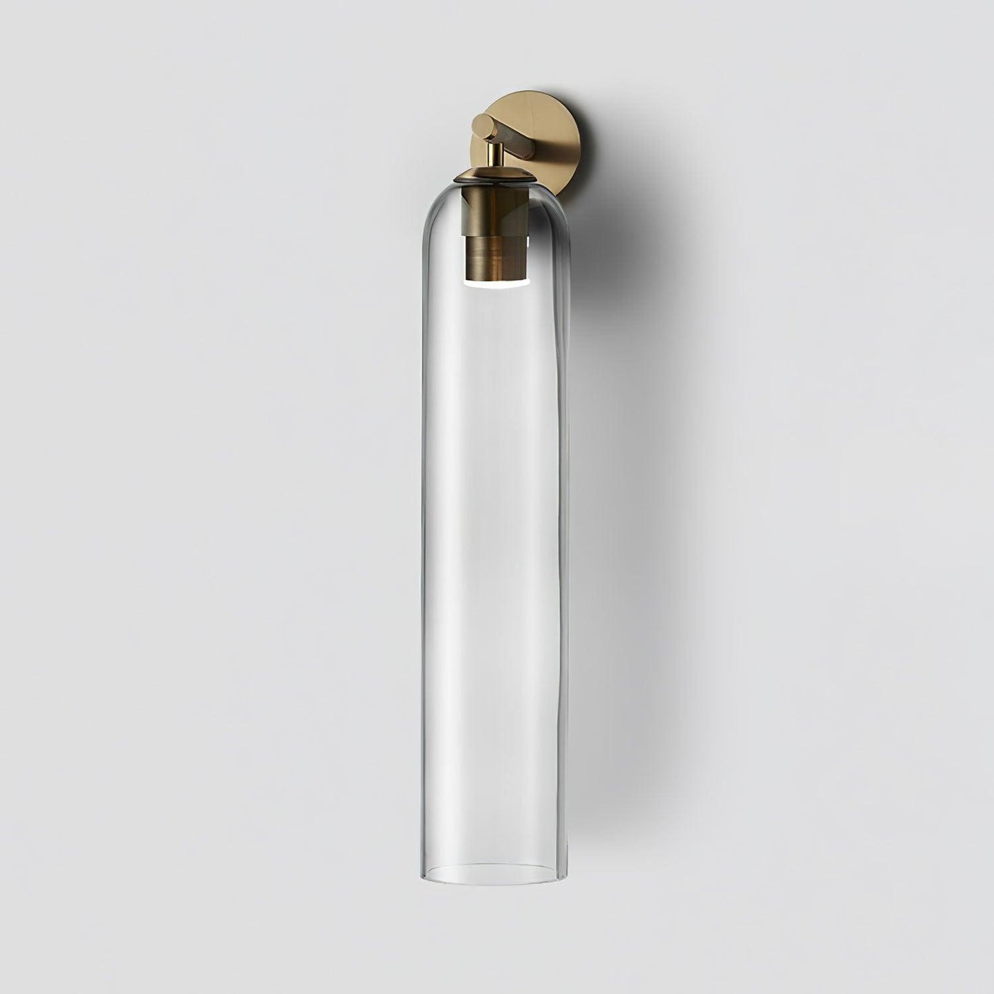 Elegant Art Glass Sconce with LED Lighting and Unique Design
