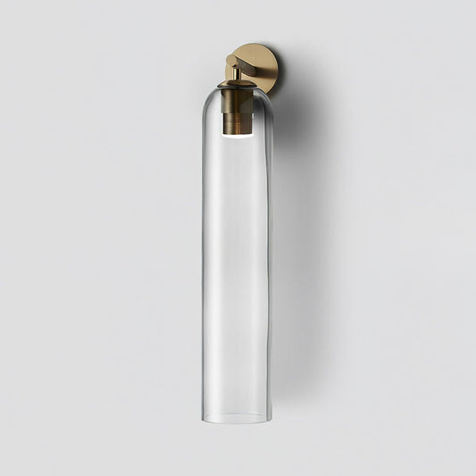 Elegant Art Glass Sconce with LED Lighting and Unique Design