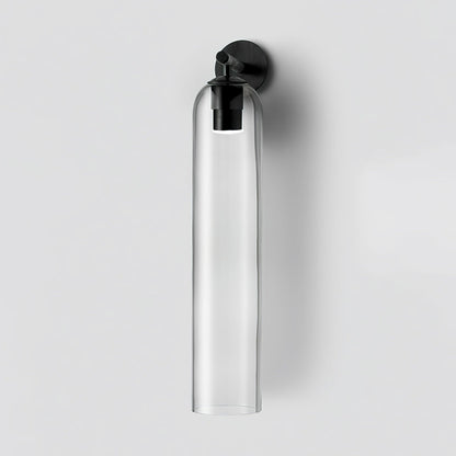 Elegant Art Glass Sconce with LED Lighting and Unique Design