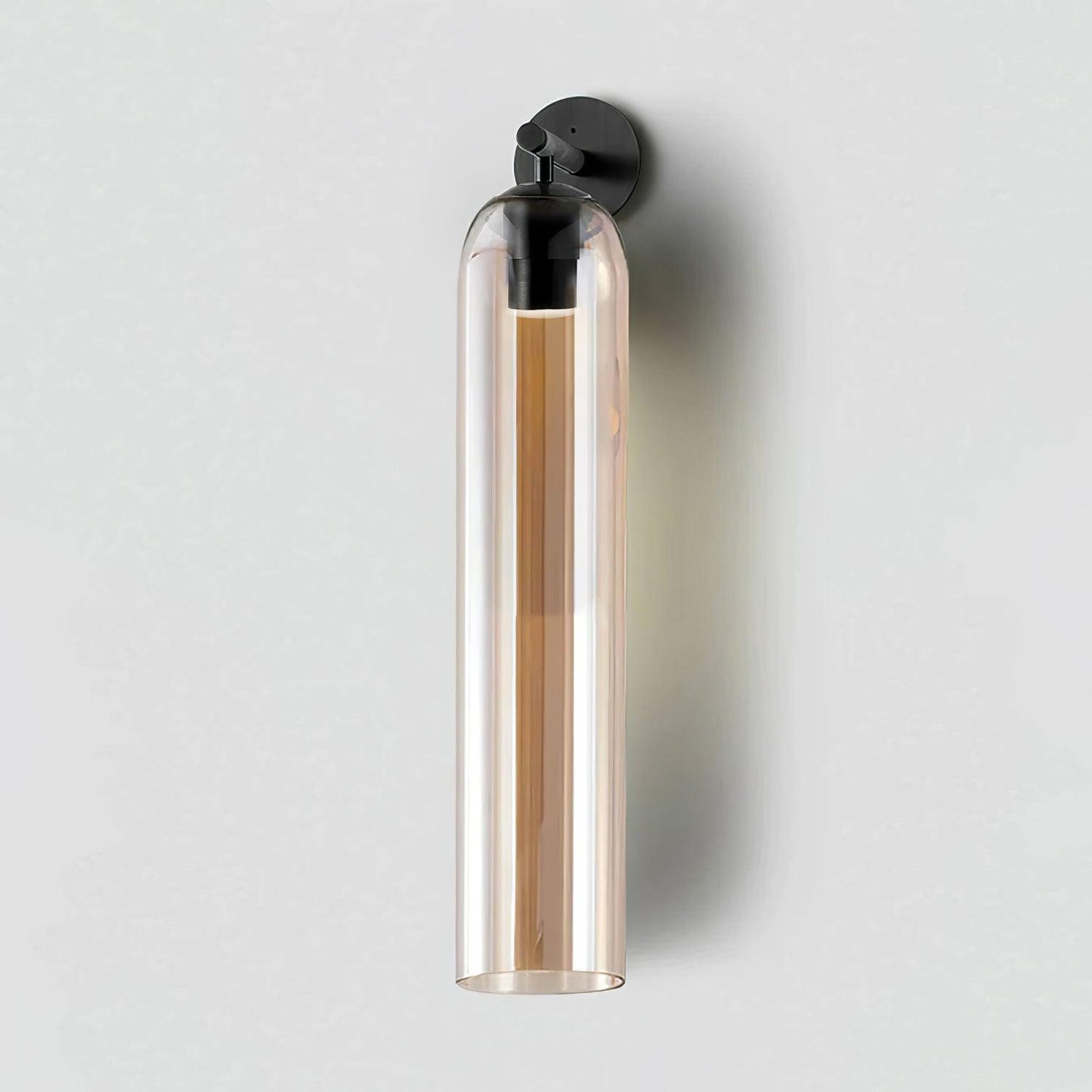 Elegant Art Glass Sconce with LED Lighting and Unique Design
