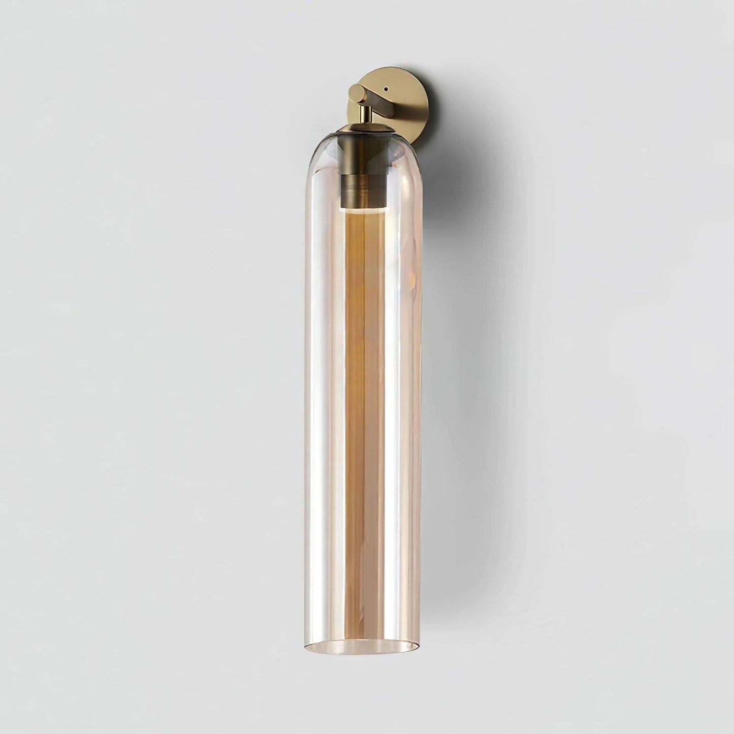 Elegant Art Glass Sconce with LED Lighting and Unique Design