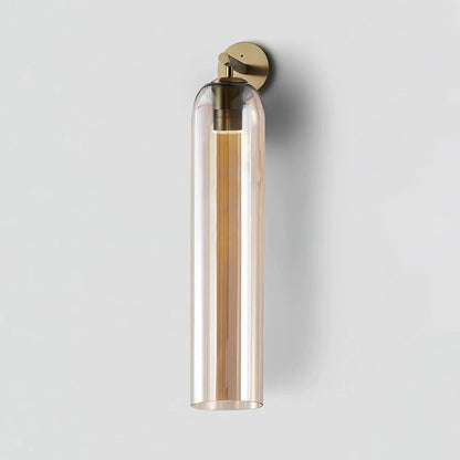 Elegant Art Glass Sconce with LED Lighting and Unique Design