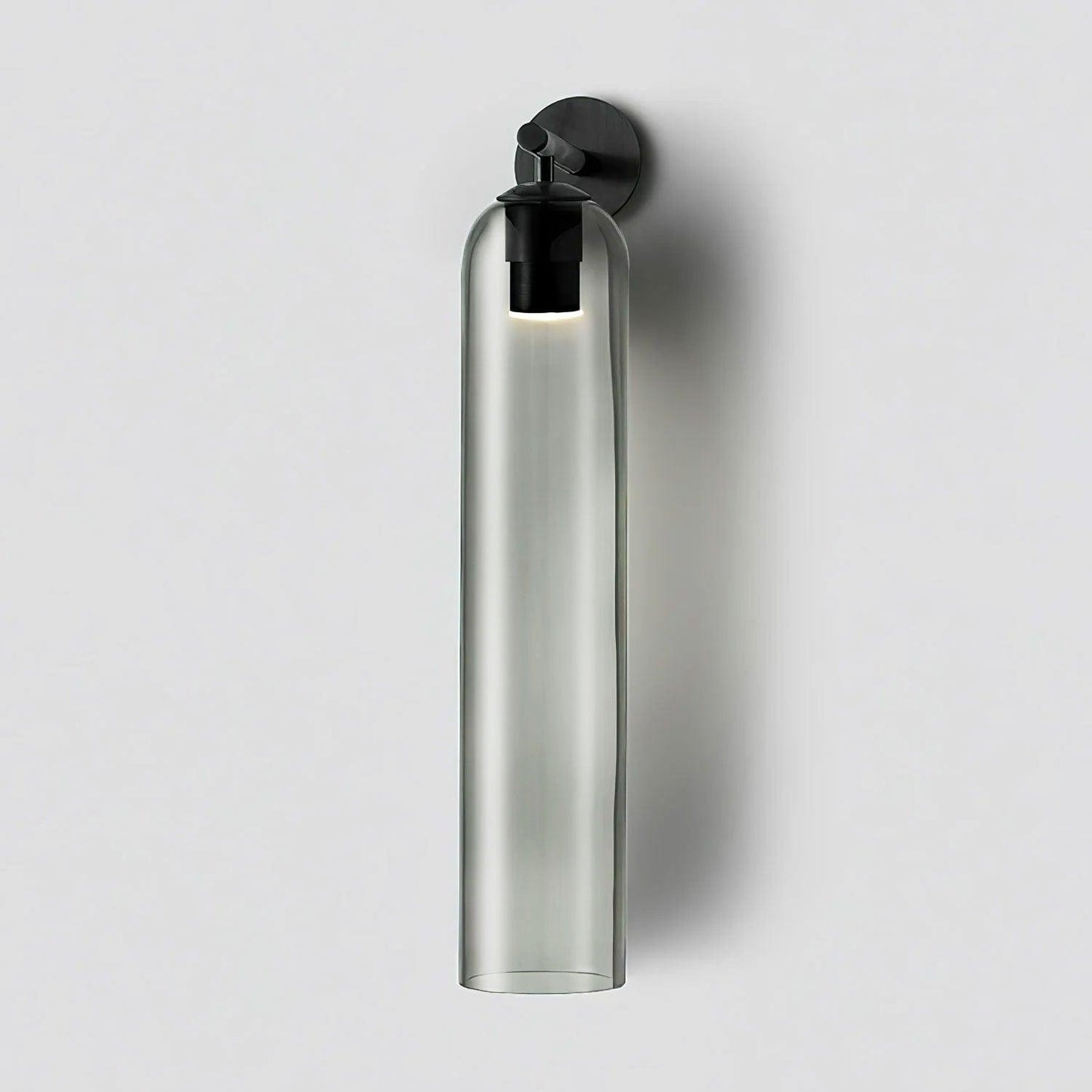 Elegant Art Glass Sconce with LED Lighting and Unique Design