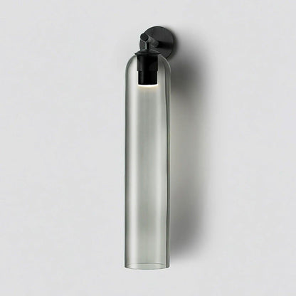 Elegant Art Glass Sconce with LED Lighting and Unique Design
