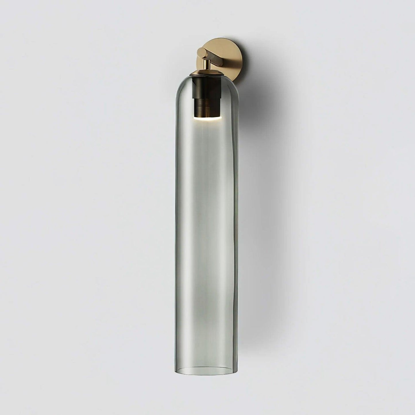 Elegant Art Glass Sconce with LED Lighting and Unique Design