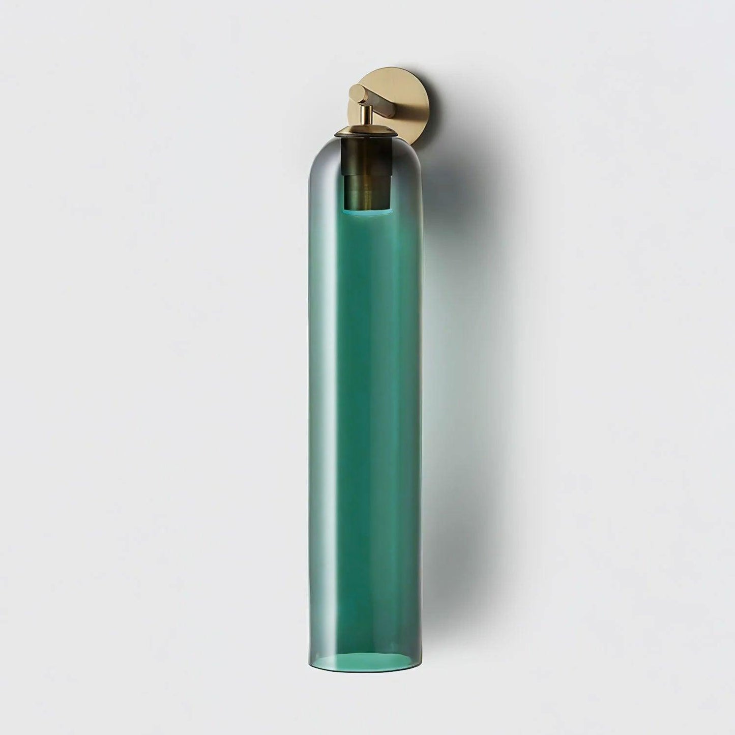 Elegant Art Glass Sconce with LED Lighting and Unique Design