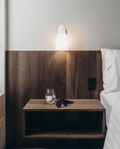 Elegant Conical Glass Wall Lamp - Soft Ambient Lighting & Energy Effic