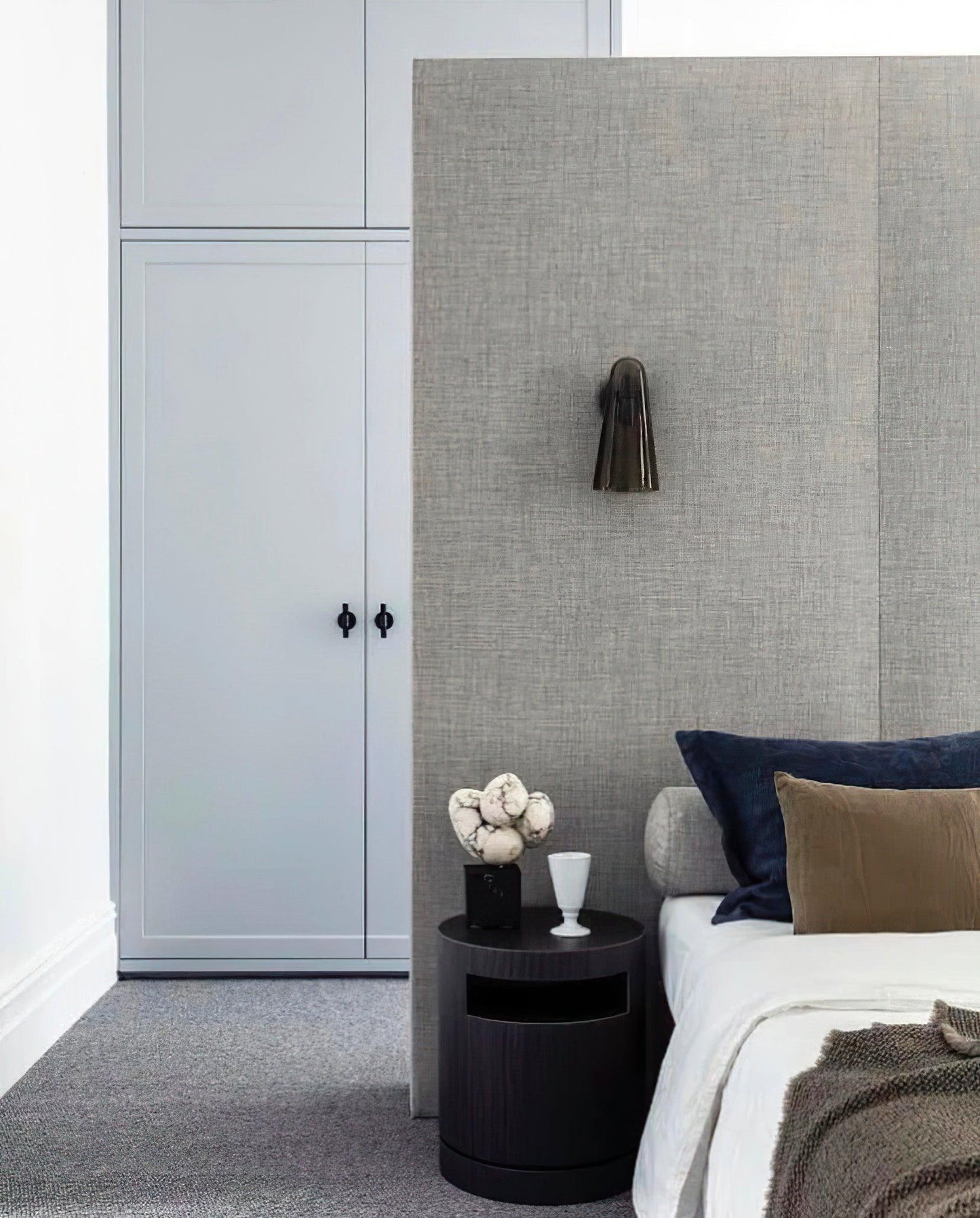 Elegant Conical Glass Wall Lamp - Soft Ambient Lighting & Energy Effic