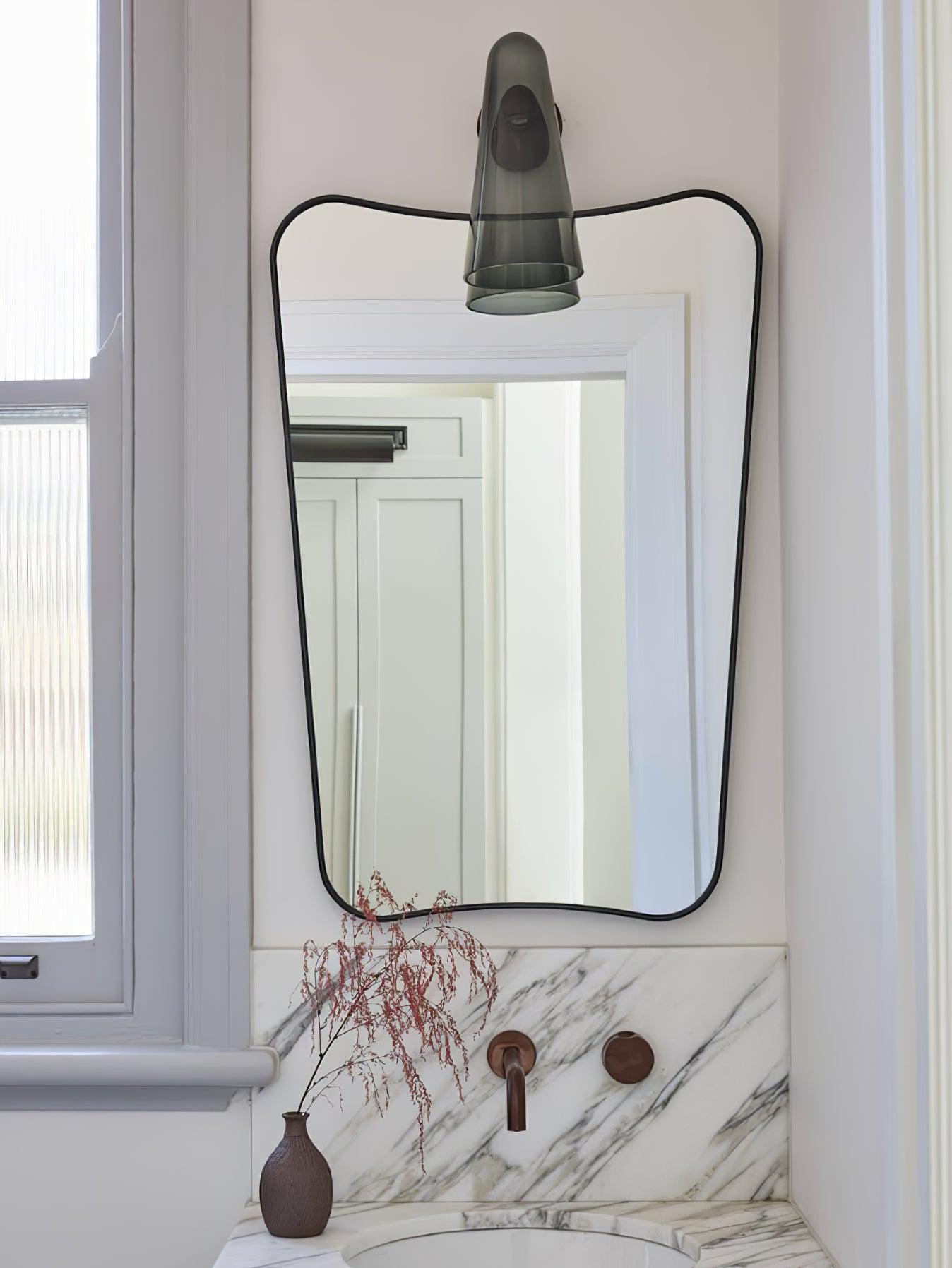 Elegant Conical Glass Wall Lamp - Soft Ambient Lighting & Energy Effic